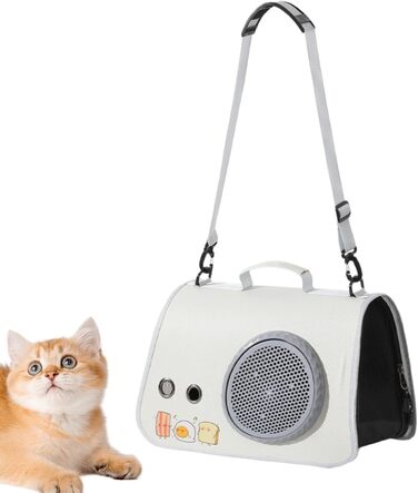Сумка-переноска для тварин | Сумка на плече для транспортування котів у подорожах, органайзер з плечовими ременями для піших прогулянок, кемпінгу, подорожей та на виїзд