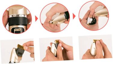 Машинка для стрижки шерсті собак Hemobllo з керамічним лезом – тиха та потужна, для безпечного грумінгу