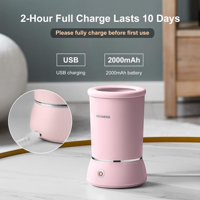 Електричний мийник лап для собак DOGNESS, USB, 360°