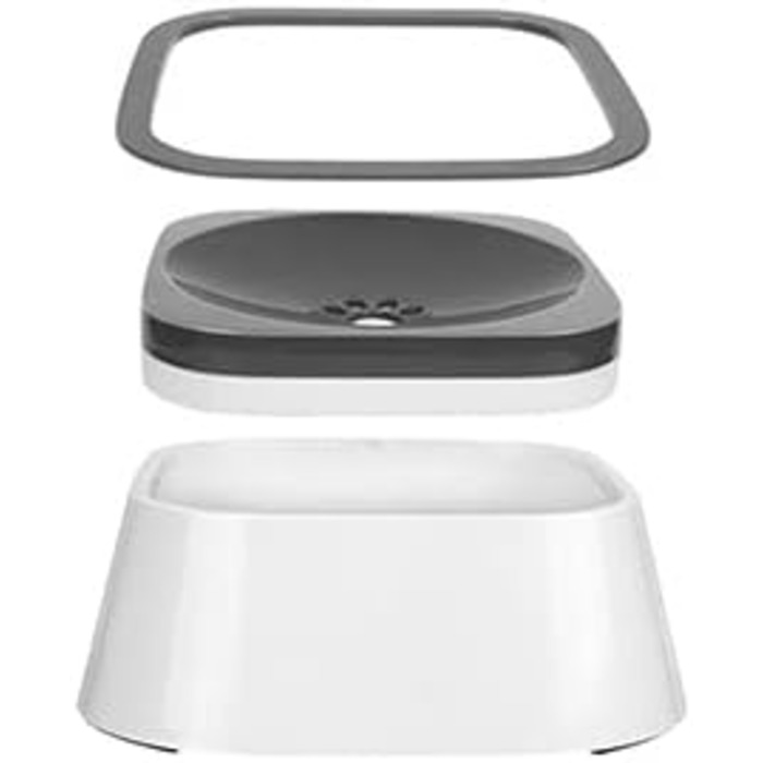 Тротуар для собак 1.5L, анти-розливання, для подорожей, годівниця для води для собак, для дому та авто