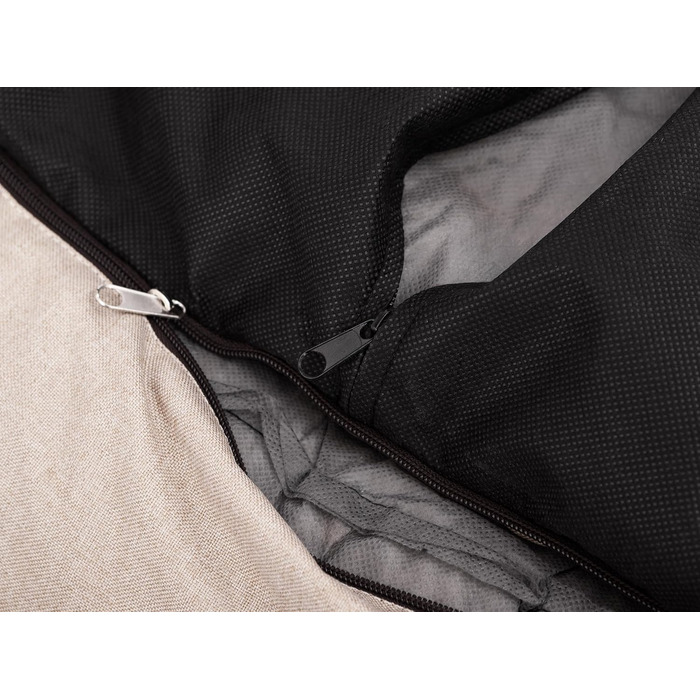 Крісло-ліжко для собак Joker M: 82 x 63 см, штучний льон, бежеве