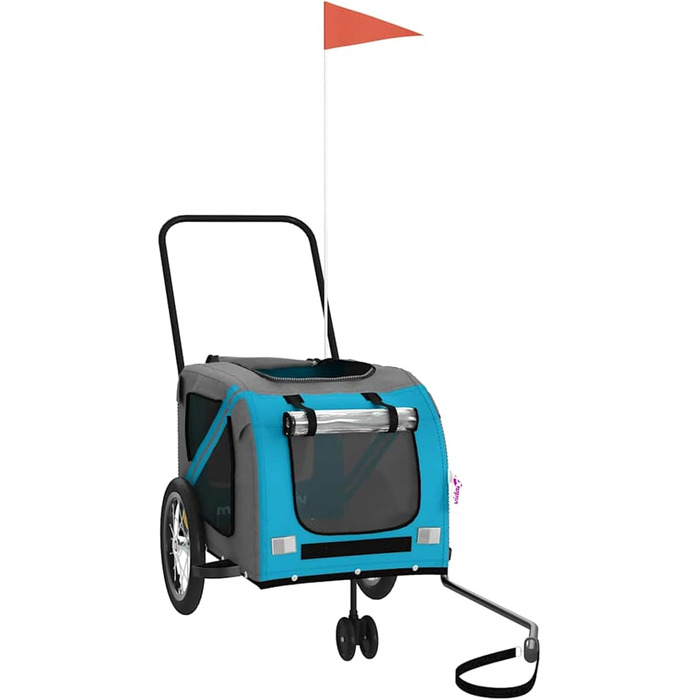 Фармінге для собак Gecheer: міцний та комфортний причіп з оксфордської тканини, блакитно-сірий