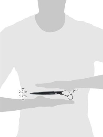 Професійна вигнута ножиця для грумінгу собак Master Grooming Tools 5200 серія – 21,5 см