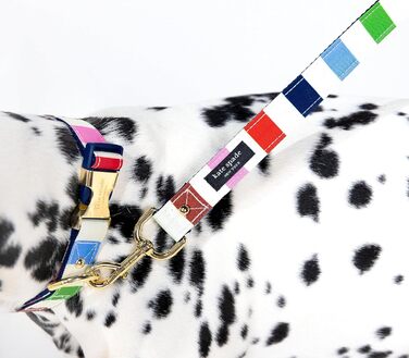 Собача повідок Kate Spade New York 1,4 м, міцний для малих і середніх собак, з золотистою фурнітурою, стильний для сук і кобелів