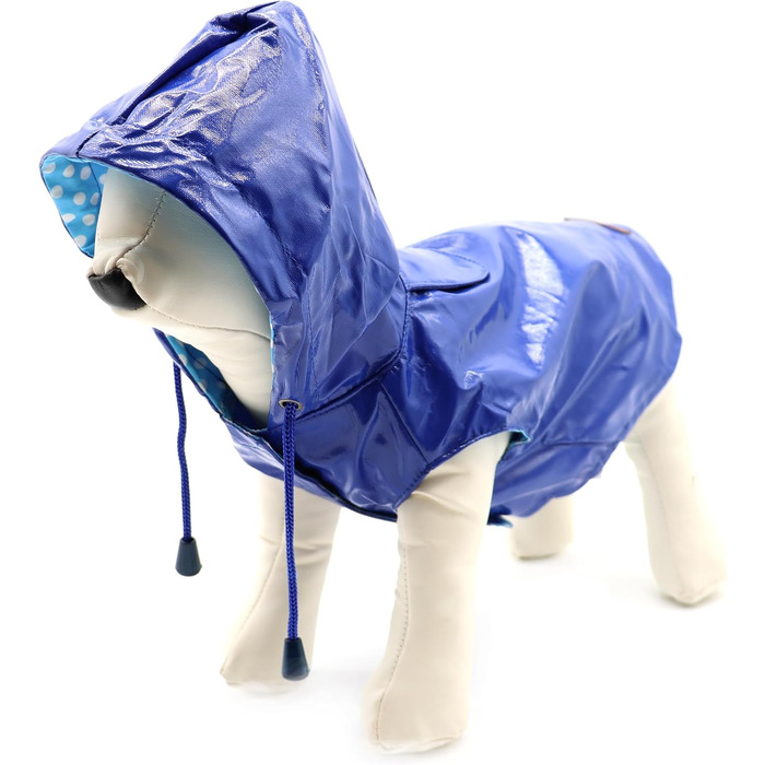 Регенкожух Croci Raindrop, блакитний, 30 см