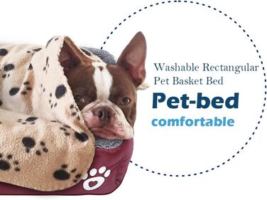 М'який килимок для собак Powerking: миється, для цуценят та маленьких тварин (червоний)