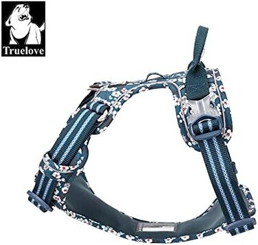 Нашийник для собак WINHYEPET Truelove No Pull TLH56512, світловідбиваючий, м'який, з регулюванням, XS, блакитний