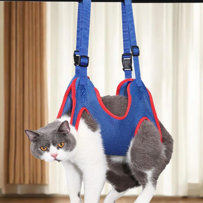 Гамак для грумінгу собак та котів, пристрій для грумінгу та стрижки нігтів, 6-10 кг