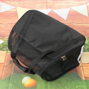 Транспортна сумка для собак та котів Kisangel Mesh L - дихаюча переноска для подорожей та активного відпочинку