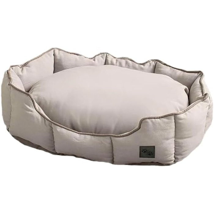 Килимок для кота та собаки, 40x60x17 см, сірий, знімний чохол, миючий, English Home