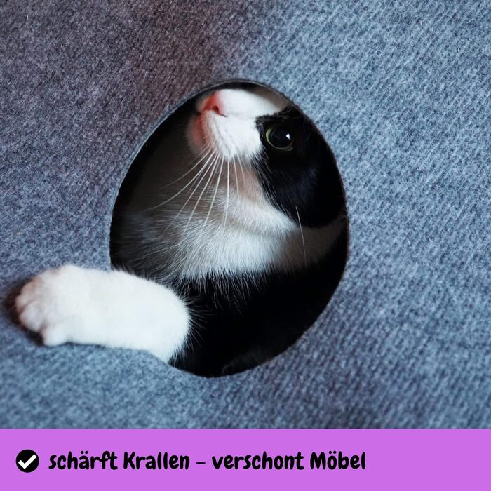 CatMountain® Інтерактивний килимок-тунель для котів, іграшка для кошенят та дорослих котів