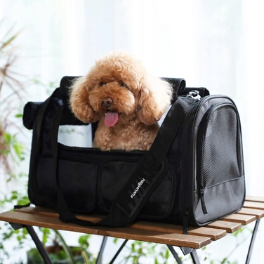 Транспортувальна сумка-переноска для собак та котів, авіаційна, складна, 44x30x29 см