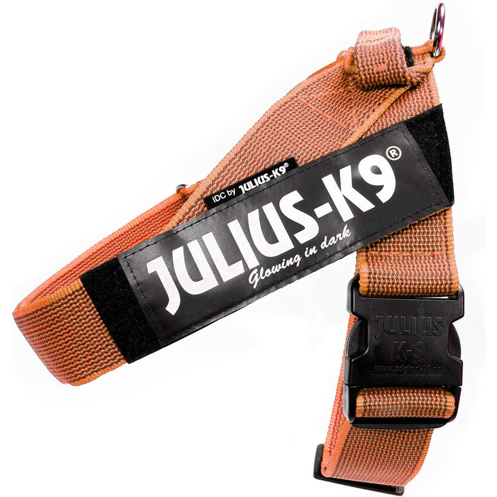 Шлея Julius-K9 Color & Gray для собак, нейлон, регульована