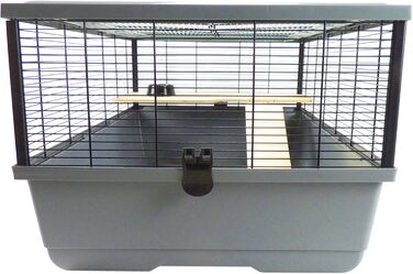 Клітка для дрібних тварин Grosvenor XL 100×54×61 см, сіра, 1 рівень