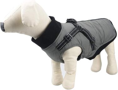 Водонепроникний теплий одяг для собак з інтегрованою шлейкою: куртка, жилет з утеплювачем для малих та середніх собак