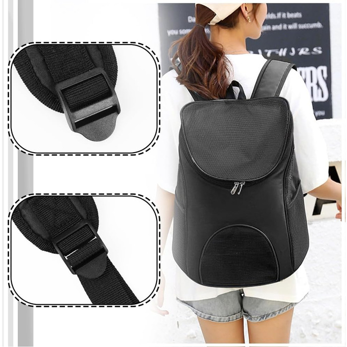 Рюкзак для тварин: переноска для собак та котів з вікном, дихаючий, зручний, складний, сітка, переноска для котів та собак