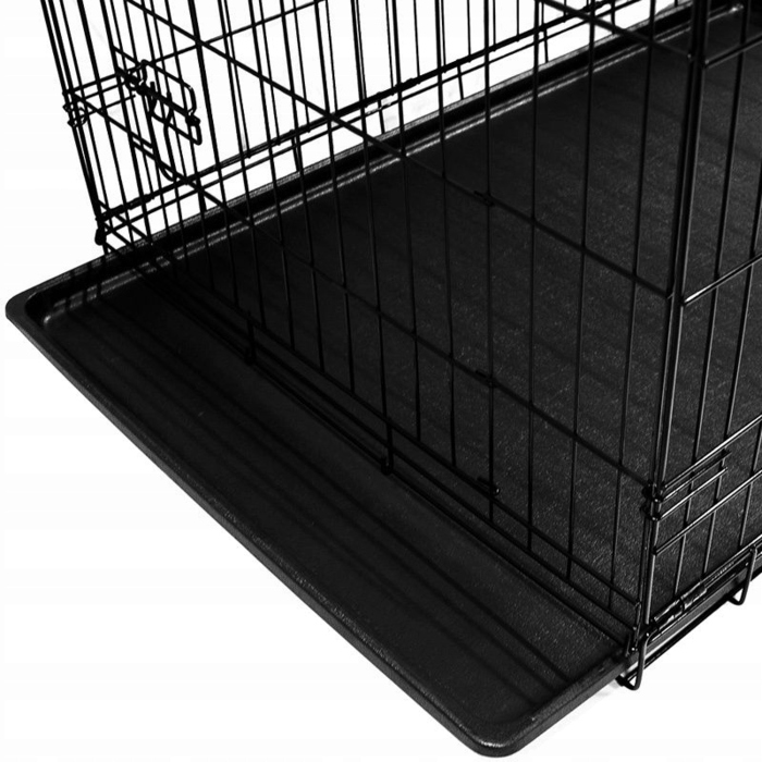 Металева клітка-переноска для собак GLOBANI, 90x60x67 см