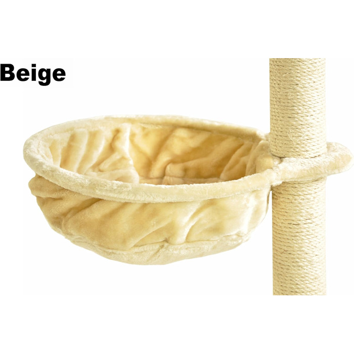 Мульде-лежанка Nanook для котів, 40 см, бежева: лежанка, платформа для дряпання та відпочинку