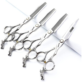 Професійний перукарський набір SHAROND 6 дюймів (4 шт.) з японських лез 440C з нержавіючої сталі