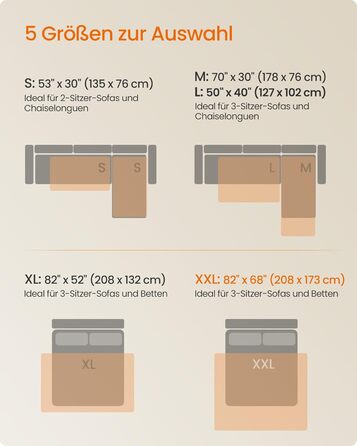 Водонепроникний килимок для собак Feandrea, 208 x 173 см, захист для авто/дивану, машинне прання, антиковзаюча підкладка, стеганий дизайн, сірий PPB024GD01