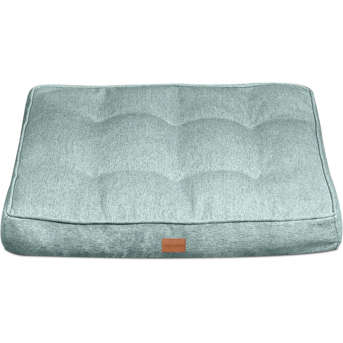 Килимок для собак Pettidot 70x55 см, зелений, знімний чохол, лежанка для собак середніх та маленьких порід
