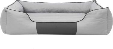 М'яке ліжко для собак XL 85x65 см, ліжко-софа для тварин, кошик для собак, сіра