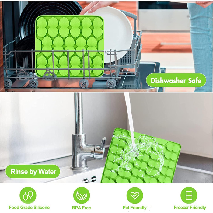 Силіконова килимок-іграшка для собак, кошенят, повільне годування, килимок для ласощів, тренування тварин, сприяє природному пошуку їжі, знімає стрес, зелений (20,6 x 19,1 см)