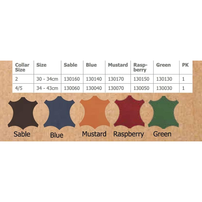 Нашийник для собак Ancol Timberwolf, шкіряний, малинового кольору, 34-43 см (гірчичний, 30-34 см)