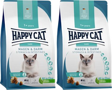 Сухий корм для котів Happy Cat Care з качкою для чутливого травлення (шлунок та кишечник), 1.3 кг