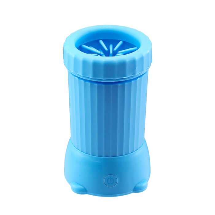 Автоматичний мийник лап для собак Sucritude: USB-зарядка, для собак та котів середніх та великих порід, блакитний