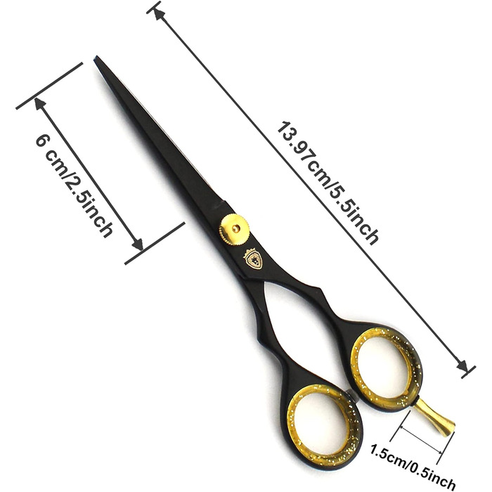 SHARPY Професійний набір для стрижки волосся, 2 шт., ножиці для філірування, 14 см, з бритвою, ручна робота з японської сталі J2, подарункова коробка