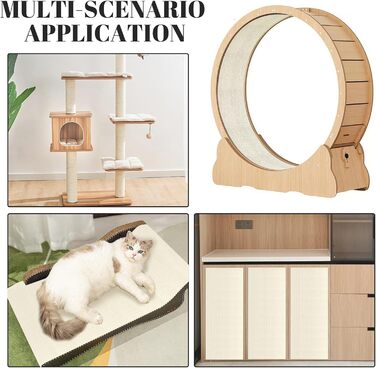 Килимок для дряпання котів, самоклеючий, 200x40 см, бежевий