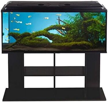 Тумба для акваріума ZooPaul 120x40x60 см чорна, бюджетна
