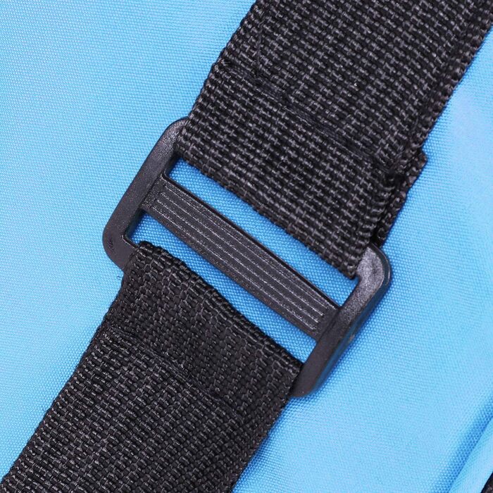 Транспортна сумка для собак і котів, складна, з регульованим плечовим ременем, дихаюча сітка, 50 x 26 x 33 см, блакитна