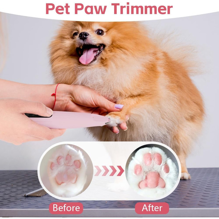 Триммер для догляду за лапами собак OFFCUP: тиха, акумуляторна машинка для грумінгу собак та котів