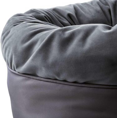 Ліжко для домашніх тварин HUNTER Miranda, сірий антрацит, 50x50 см, м'яке та плюшеве, для собак та котів