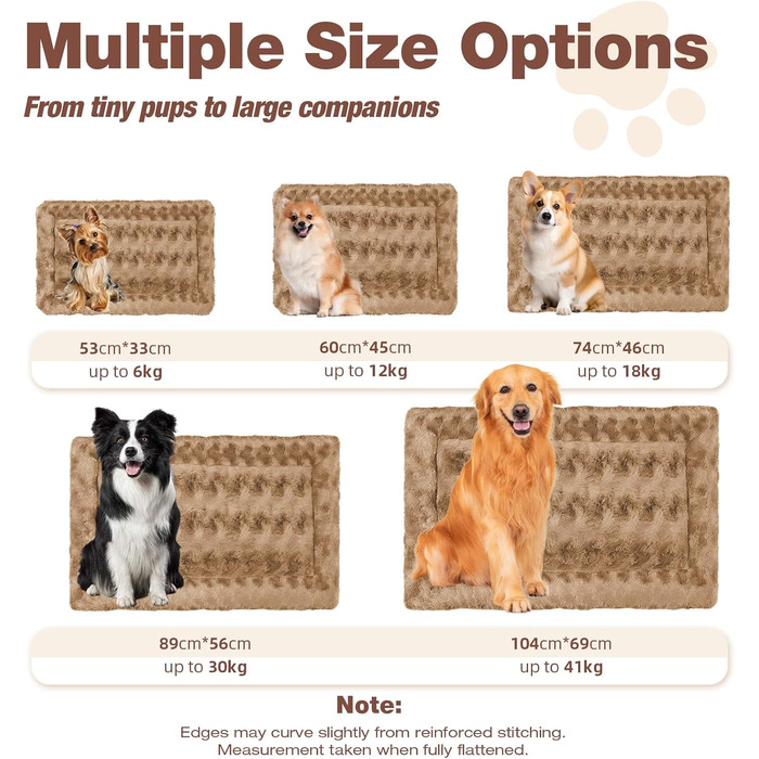 М'яка лежанка для собак Mora Pets: зручна, миюча, нековзна, 60 x 45 см