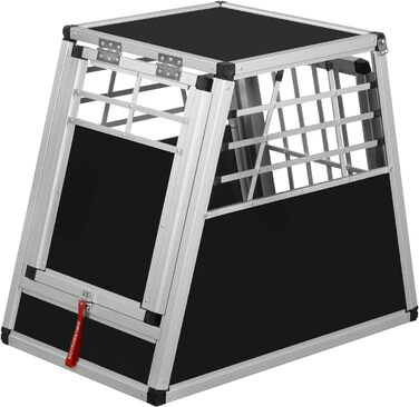 Транспортний бокс для собак Transportbox N4, алюміній, 82x50x69.5 см, з аварійним виходом