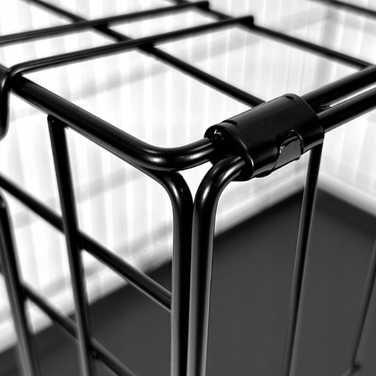 Металева клітка Lalazoo для середніх собак, 53 x 76 x 61 см