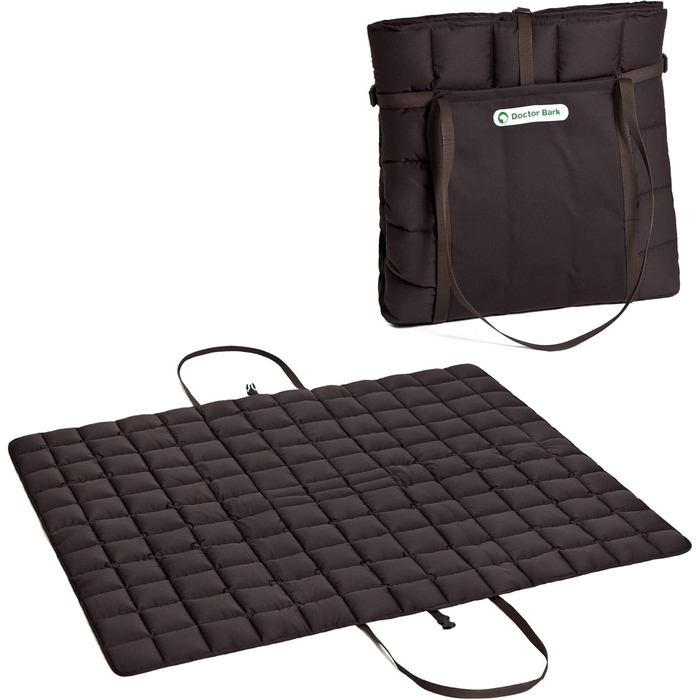 Сумка для подорожей з собакою Doctor Bark: зручна сумка-коврик для власника та улюбленця, підходить для алергіків, прання до 95°C, розміри: X-Large, колір: коричневий