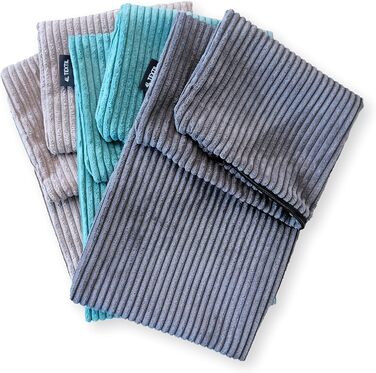 Лежак для собак 4L Textil ZOE, великий, знімний чохол, 120x100 см, смугастий, праний, матрац для великих собак