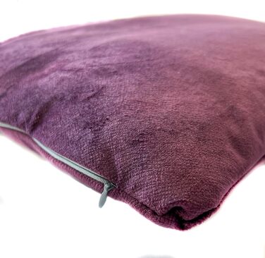 Собаче ліжко з велюру, миється, з високими бортиками – для маленьких та великих собак (M (80x50x18 см), слива)