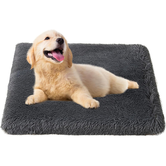 М'яке ліжко для собак великих порід, 100x60x8 см, з антиковзною основою, легко миється