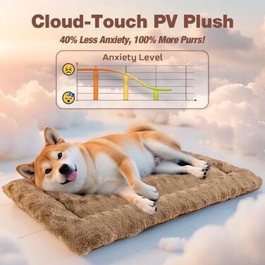 М'яка лежанка для собак Mora Pets: зручна, миюча, нековзна, 60 x 45 см