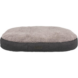TRIXIE ортопедична подушка для собак Vital Kissen Bendson, овальна, 100×70 см, темно-сіра/світло-сіра