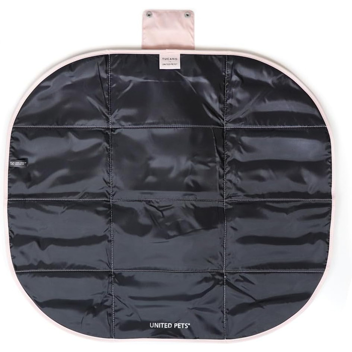 Килимок для собак Lazy Dog Mat від United Pets - портативне, складне ліжко для собак, ідеально підходить для ресторанів та подорожей. Легкий килимок для собак, чорно-зелений колір.