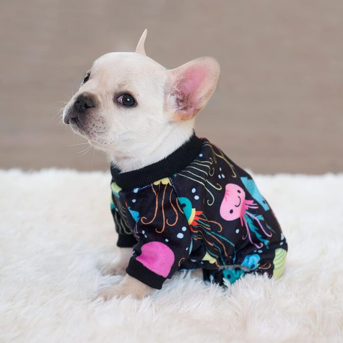 Піжама для собак CuteBone Pink Pig Schwein великого розміру, м'який матеріал, еластичний стрейч, для дому та зими, P46-DE