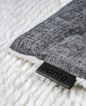 Килимок-підстилка Lionto для собак та котів, зігріваючий, 75x55 см, сірий