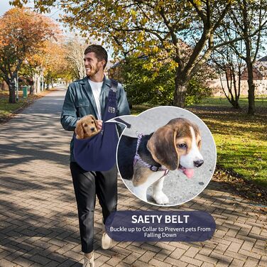 Транспортна сумка для собак та котів з плечовим ременем, для маленьких собак, для подорожей на відкритому повітрі, блакитна