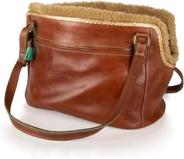 Сумка-переноска для собак Bonita, коричнева, універсальний розмір 45x30x27 см